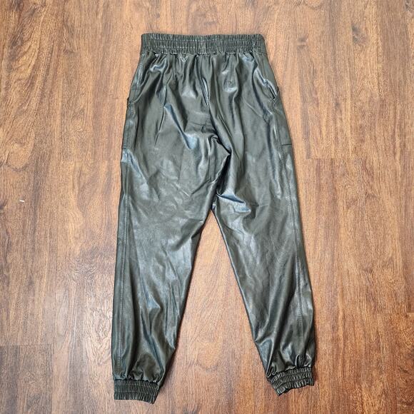 SPANX Faux Leather Leather-Like Jogger Joggers Pants, Size Small - Picture 9 of 12